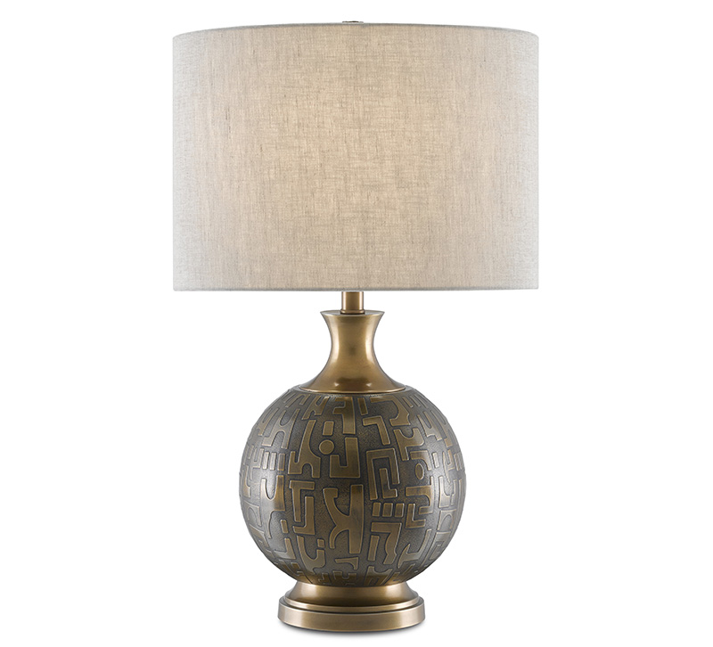 Currey & Company Globe Lamp