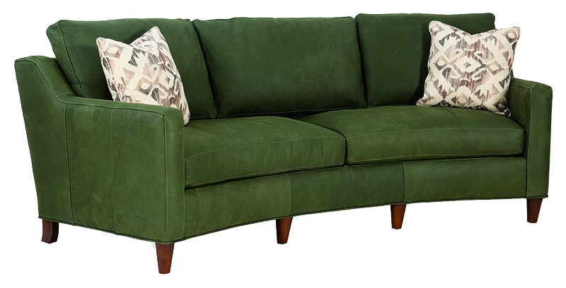 bradington-young sofa green 