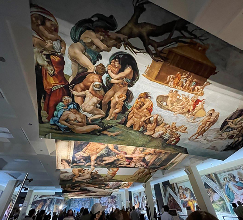 Randall Whitehead visits a Sistine Chapel exhibit