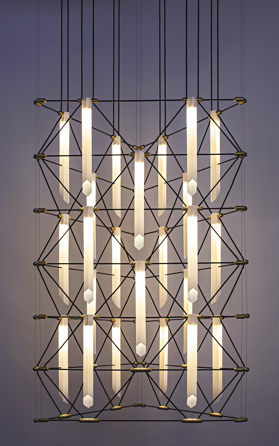 DesignHeure Mozaik Trio chandelier