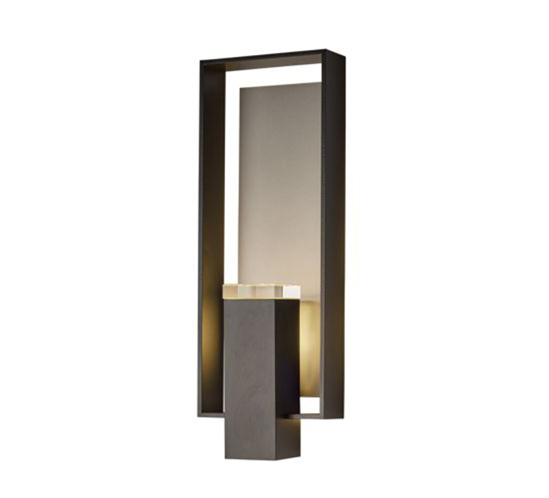 Shadow Box sconce in bronze from Hubbardton Forge