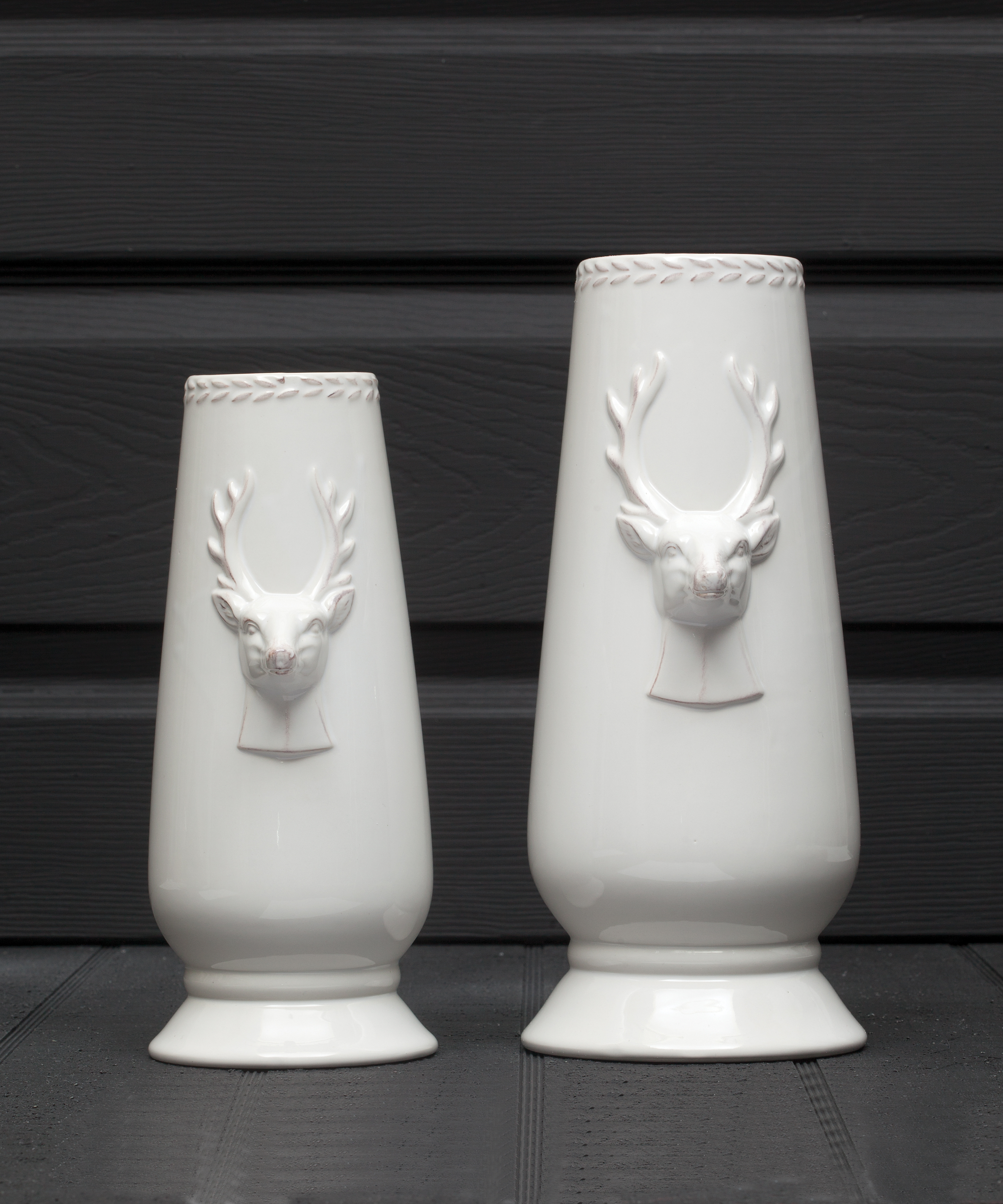 deer vases