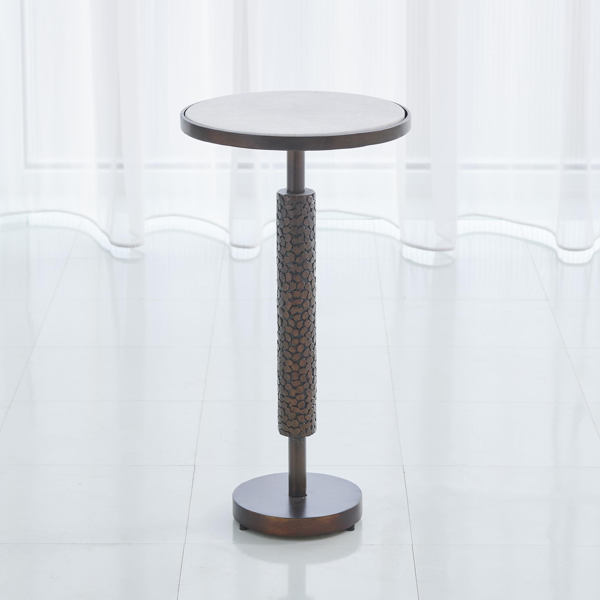 Studio A Home Hammered martini table