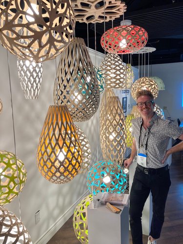 wakaNINE's lighting pendants by David Truebridge