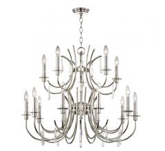 Cody Chandelier in a traditional style with dripping crystal accents from Crystorama