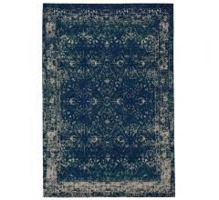 Sapphire traditional-style Area Rug in blue, black and green
