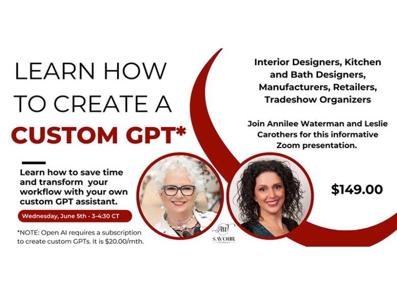 Custom GPT webinar invitation
