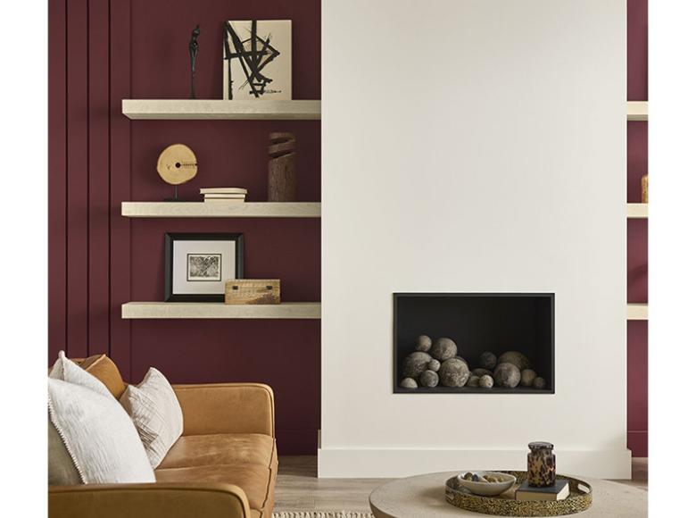 Behr 2025 Color of the Year Rumors in a living room