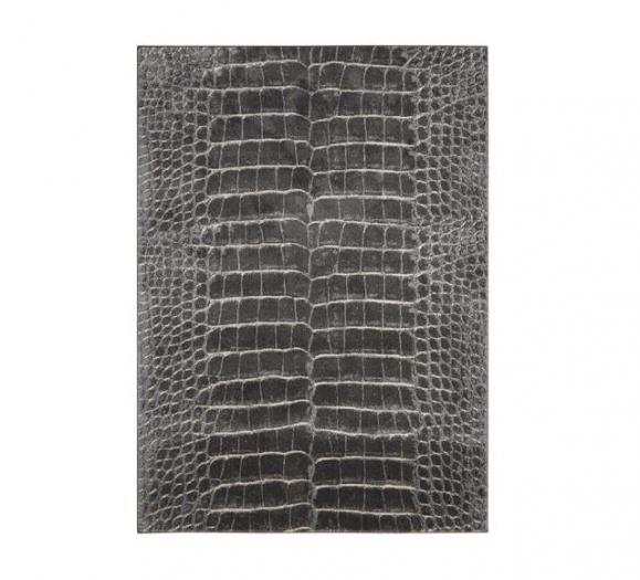 Crocodile area rug