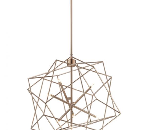 Stacia seven-light LED pendant from Lite Source