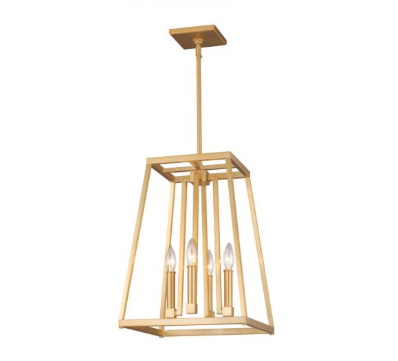 Conant Lantern Pendant in a gold finish from Feiss