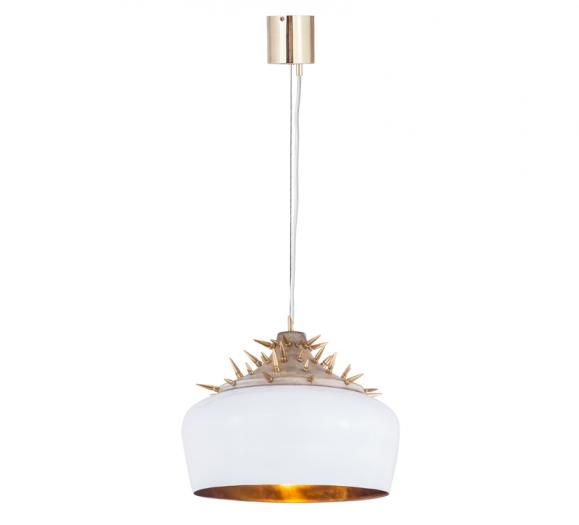 Thorn pendant in gold and white from SHO MODERN 