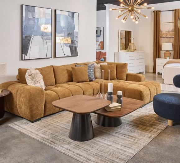 Coaster Fine Furniture, Desert Rose theme - Camacho Sectional Sofa