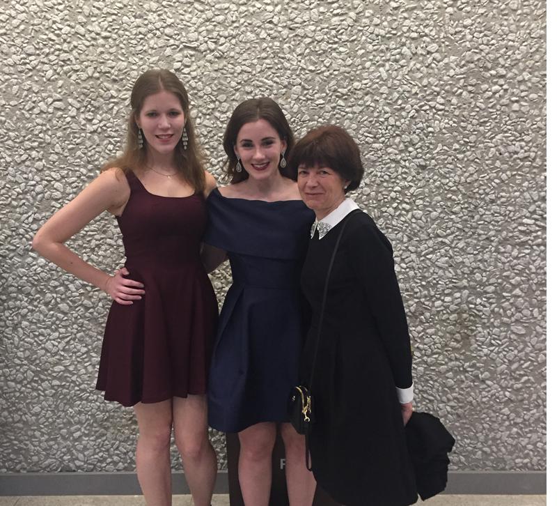 From the left, Managing Editor Alison Martin, Editor-in-Chief Nicole Bowling and Integrated Media Consultant Emily Rogier just before the ARTS Awards at Lightovation.