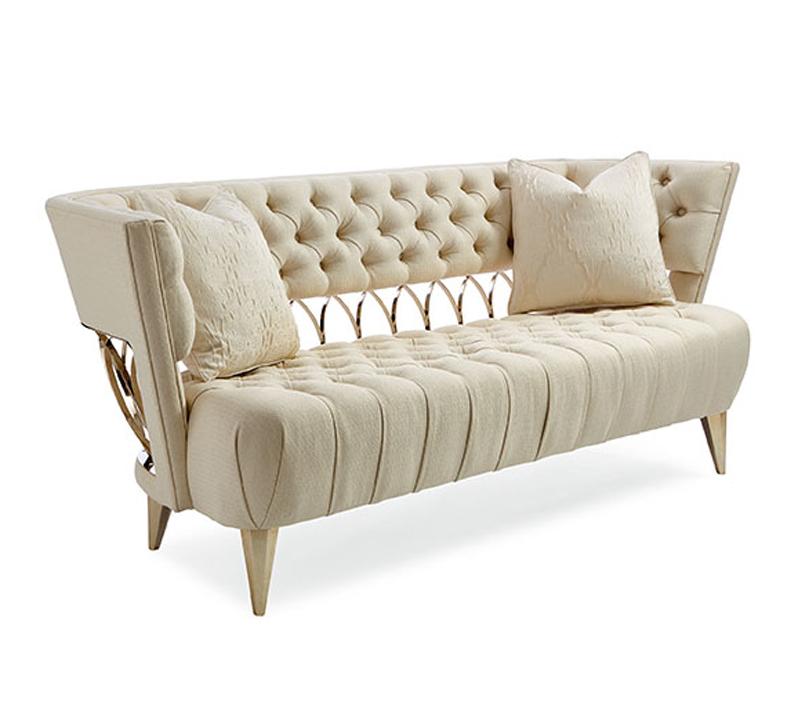 Caracole Come Full Circle Loveseat