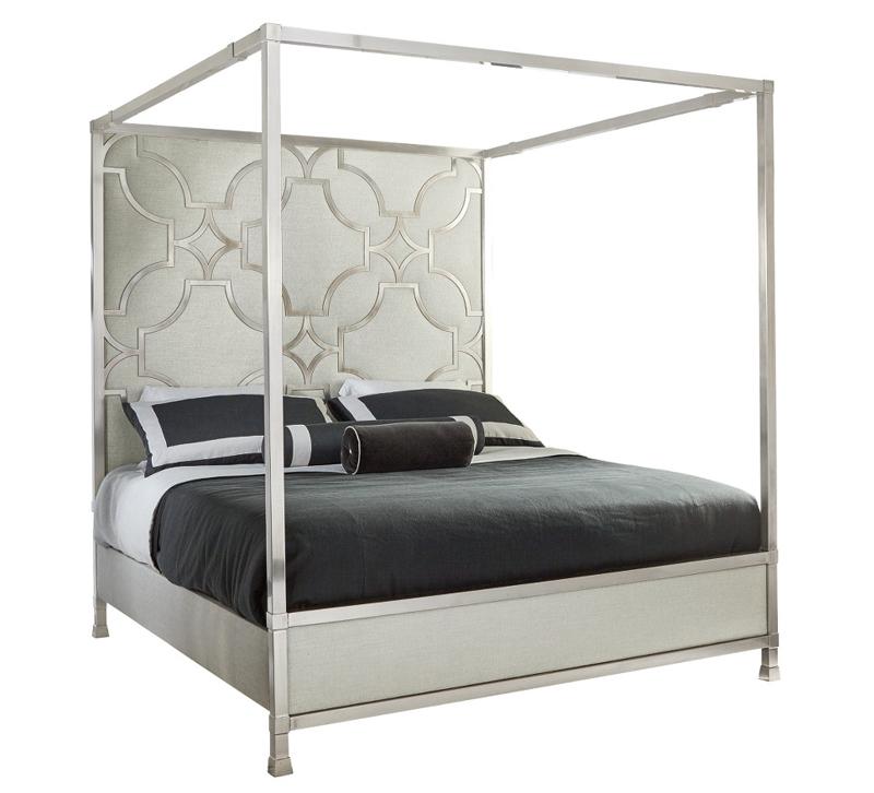 Domaine Blanc Upholstered Canopy Bed