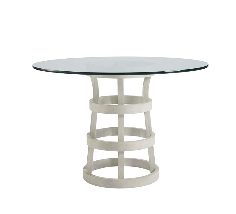 Escape round Dining Table with open base from Universal Furniture