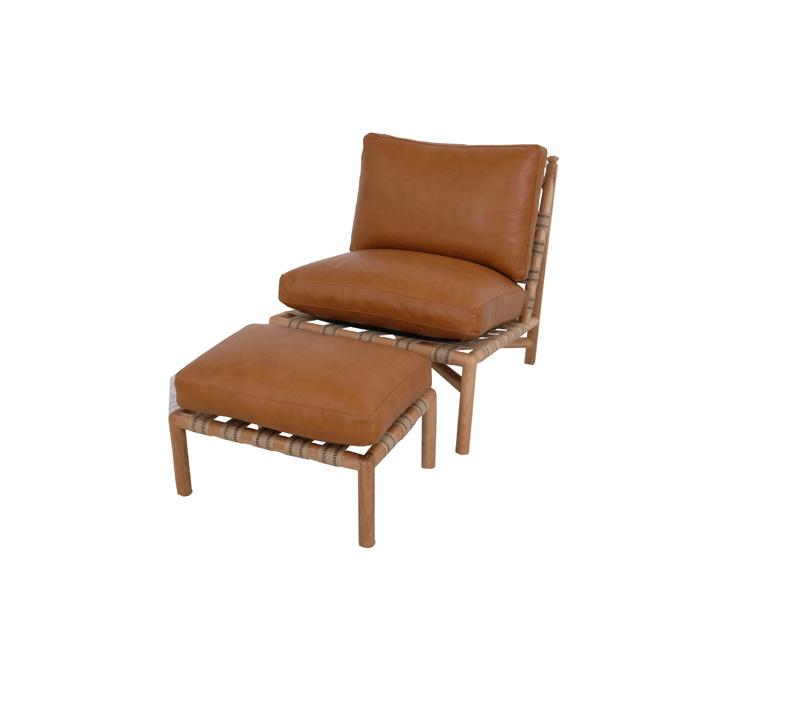 Norwalk Furniture Flannery Chair and Ottoman