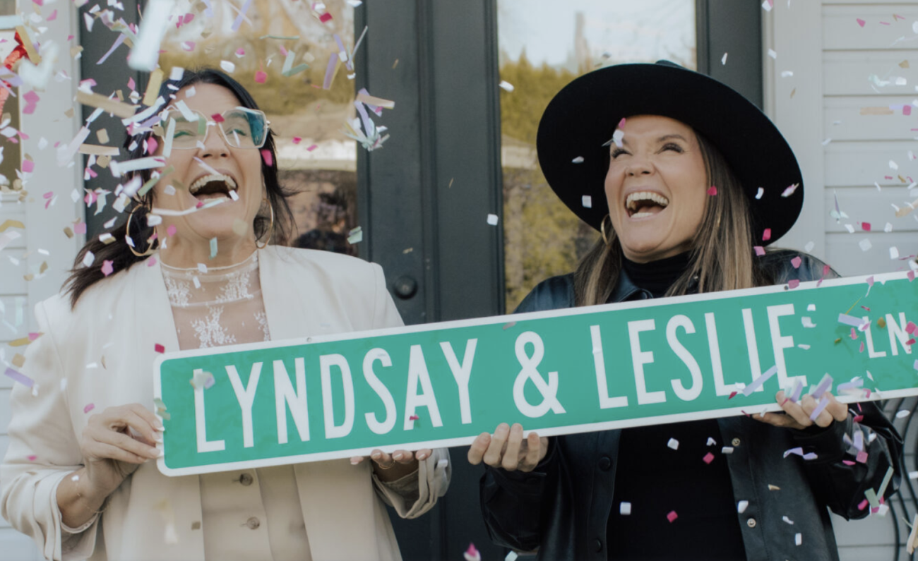 Lyndsay Lamb and Leslie Davis