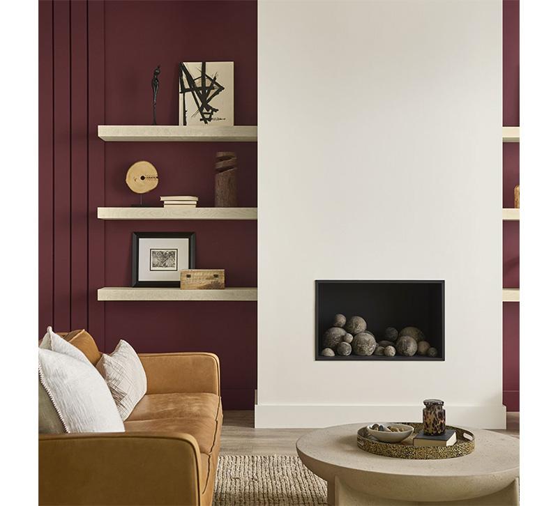 Behr 2025 Color of the Year Rumors in a living room