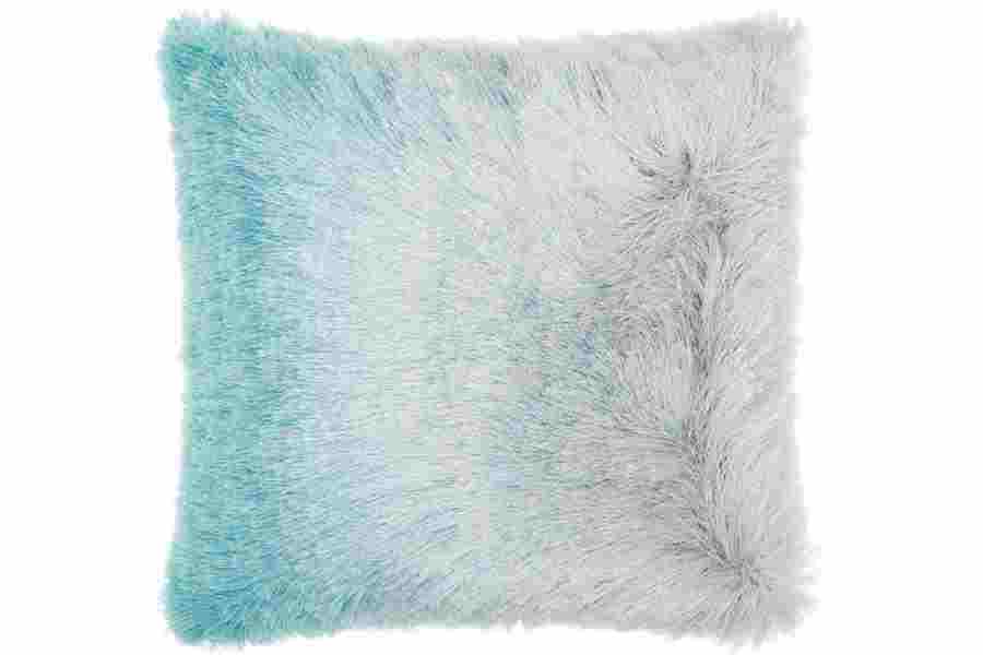 International Gift & Home Furnishings Market  Jan. 10-17, Mina Victory Ombre pillow in a Turquoise/Silver 
